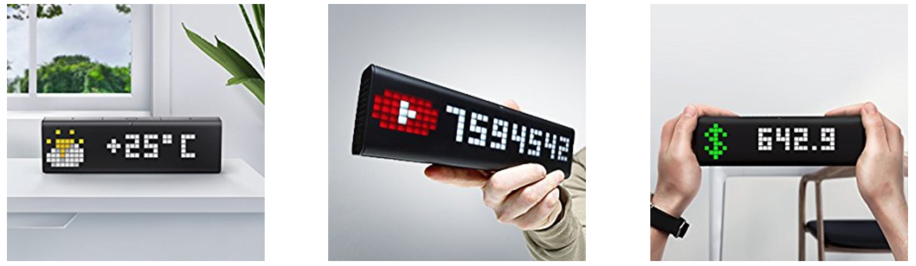 好きな情報を表示できるWiFiデジタル時計「LaMetric Time」が面白そう