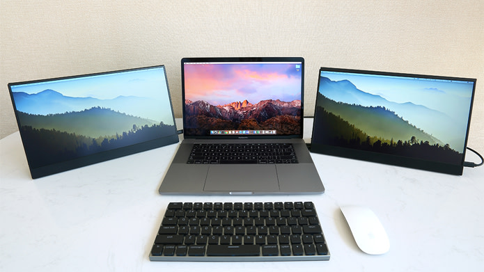 Macの外付けモニターとして「Vinpok Split」がスマートでカッコイイ!