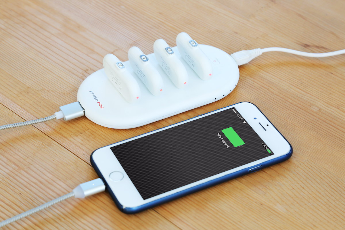 【FingerPow】こんな小型のモバイルバッテリーあったんだ